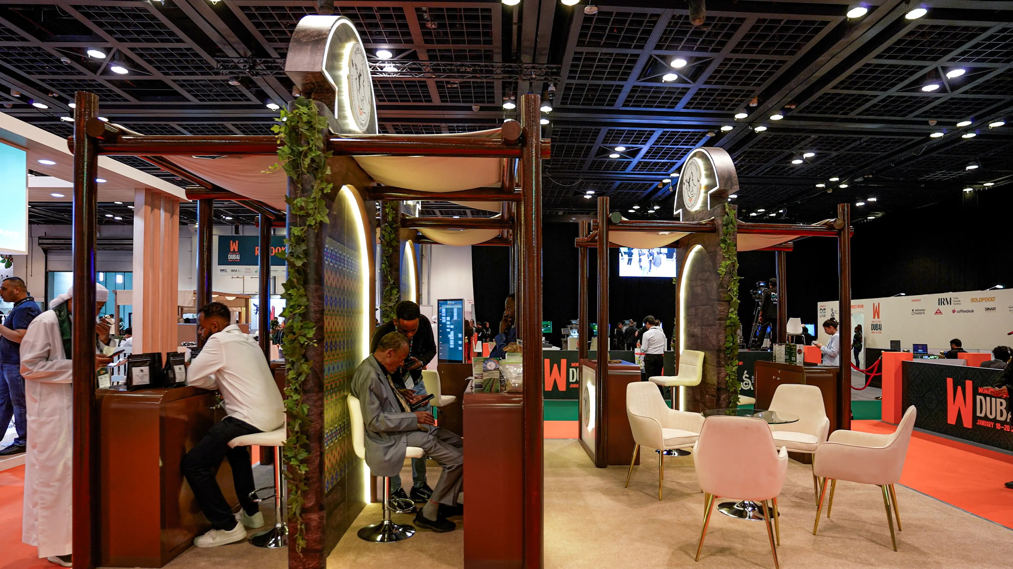Panoramic LED backdrop at Dubai Exhibition Centre